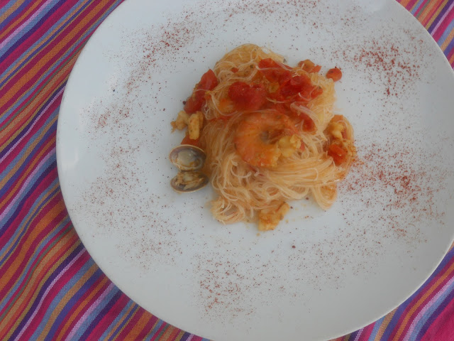 vermicelli di soia al gusto di mare