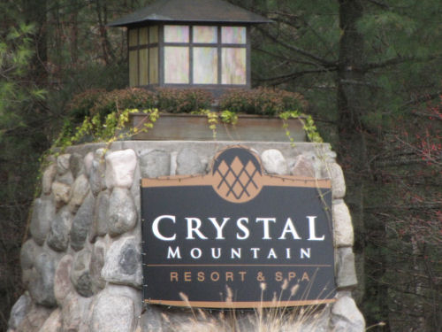 Crystal Mountain sign