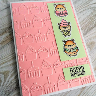 Birthday card with Sweet Treats stamp set from Clearly Besotted