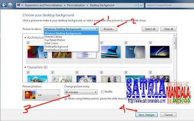 Menggunakan gambar bergerak menjadi wallpaper (background desktop). Menggunakan gambar bergerak menjadi wallpaper (background desktop).
