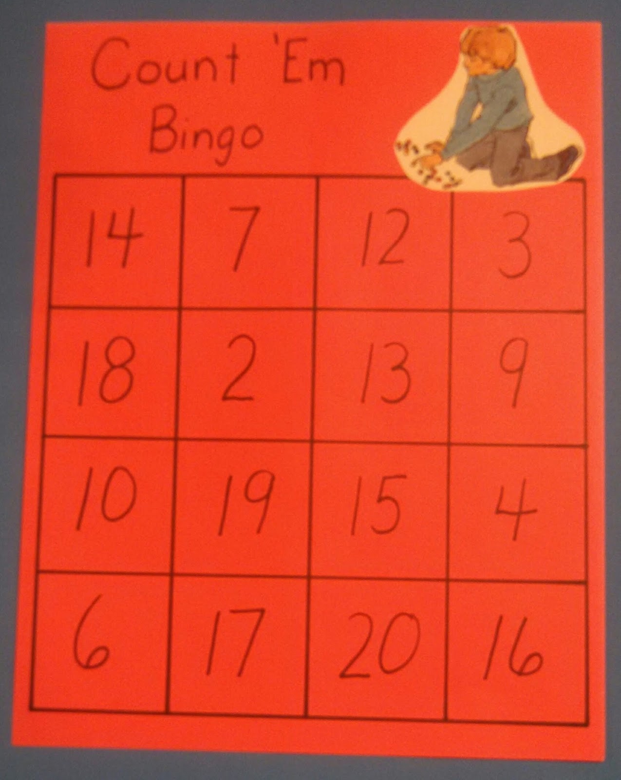 Games For Learning Bingo Games 3 Count 'Em Bingo & a BONUS TIP