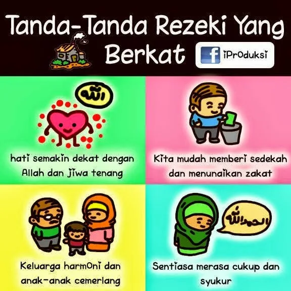 Tanda tanda rezeki yang berkat