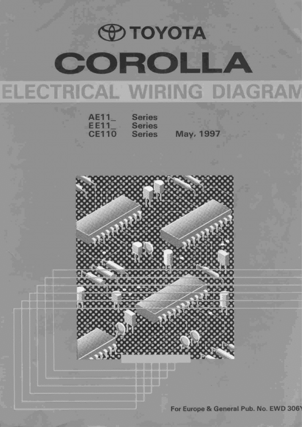 1999 toyota corolla electrical wiring diagram manual #4