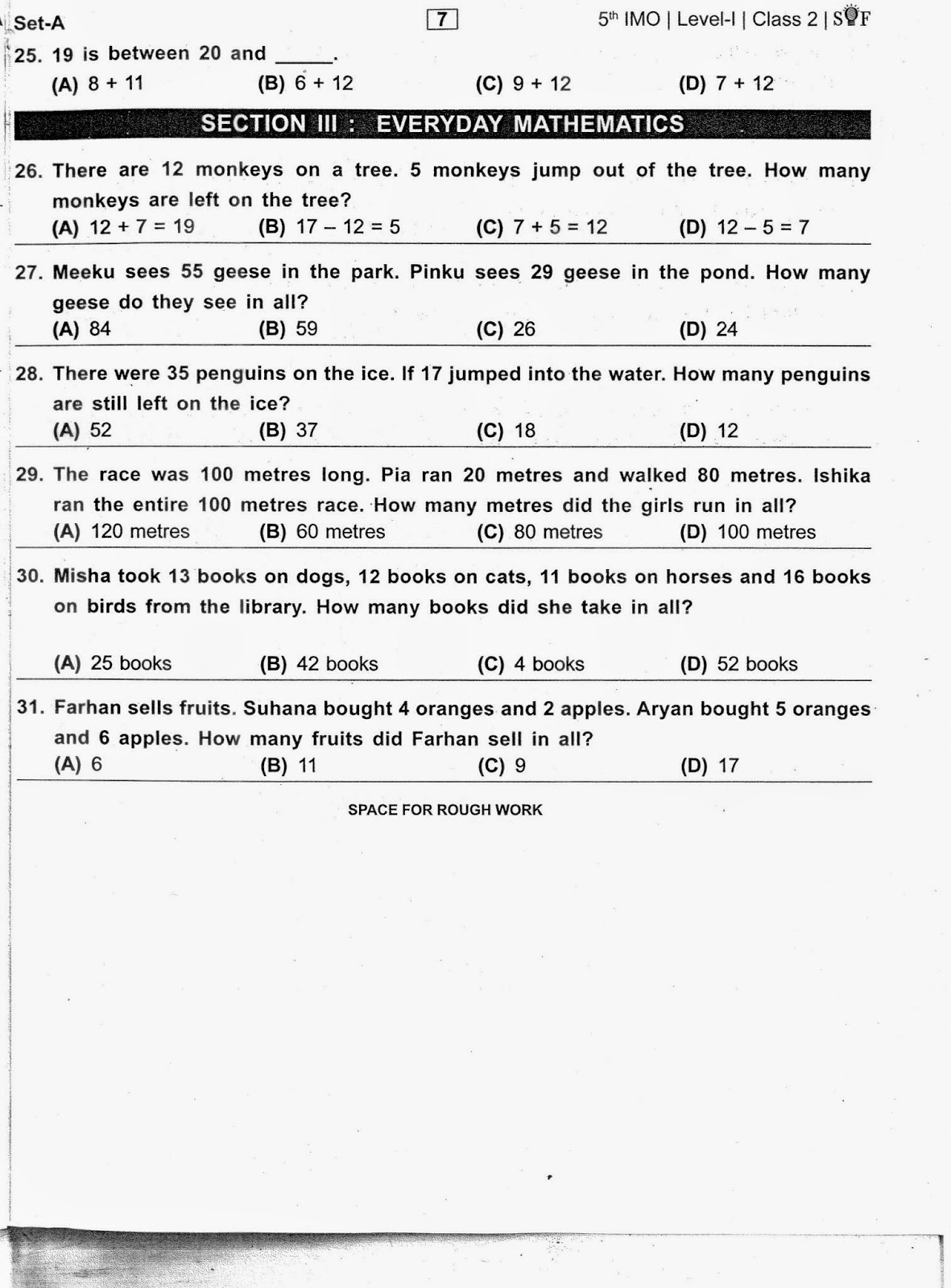 Preparations for IPM, MTSE, Olympiad, MAT, Scholarship,CBSE, ICSE ...