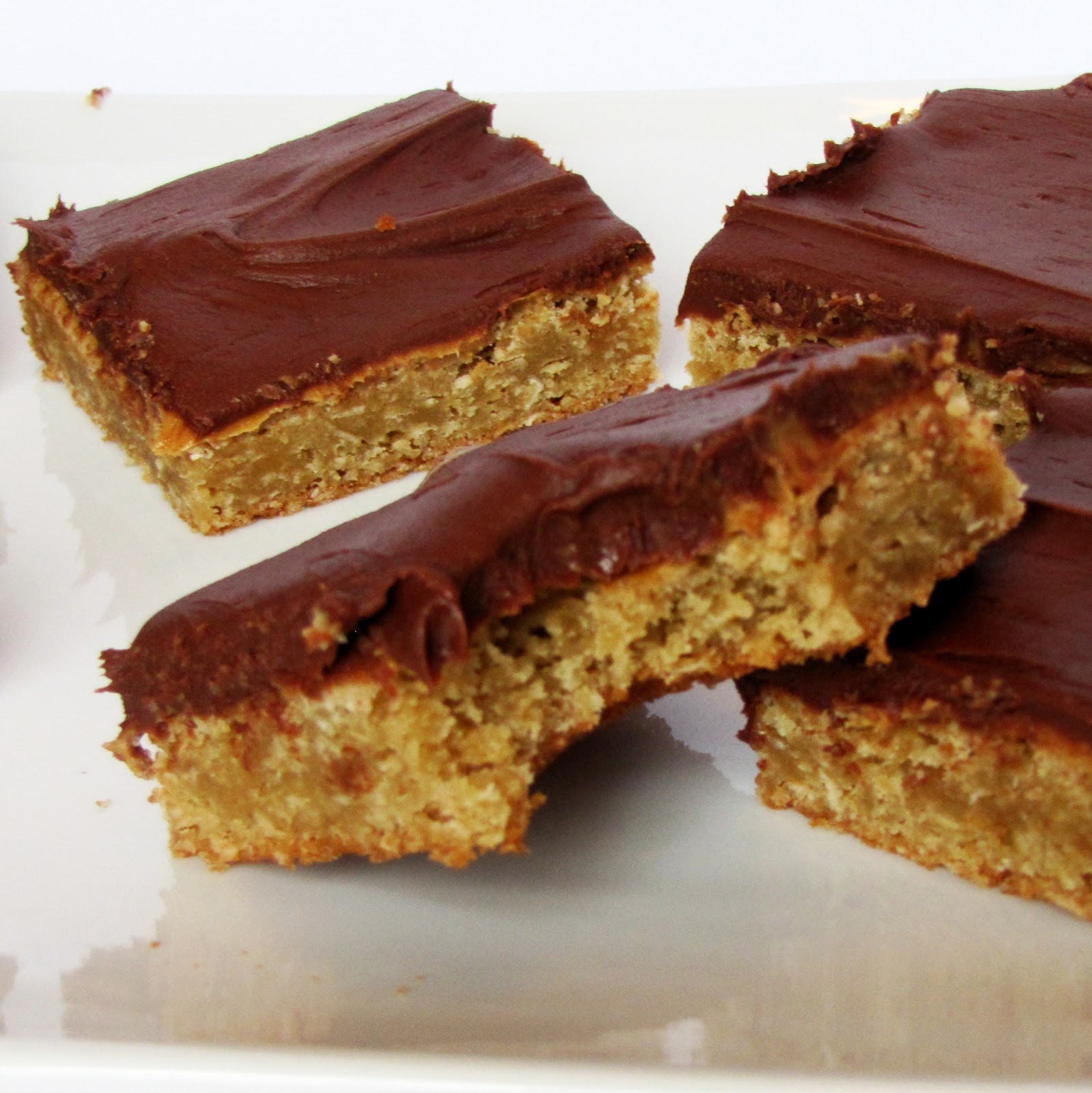 Rumbly in my Tumbly Old School Peanut Butter Bars