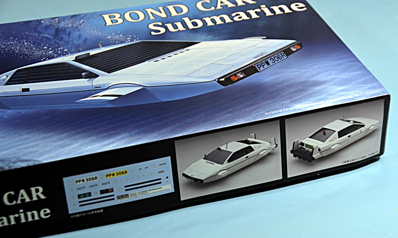 James Bond Car Underwater - Scale Model News James Bond Lotus Car Submarine To 1 24 Scale From Fujimi