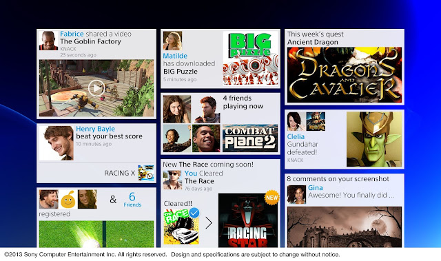 صور الواجهة الجديدة للبلاي ستيشن 4 | The PlayStation 4 interface