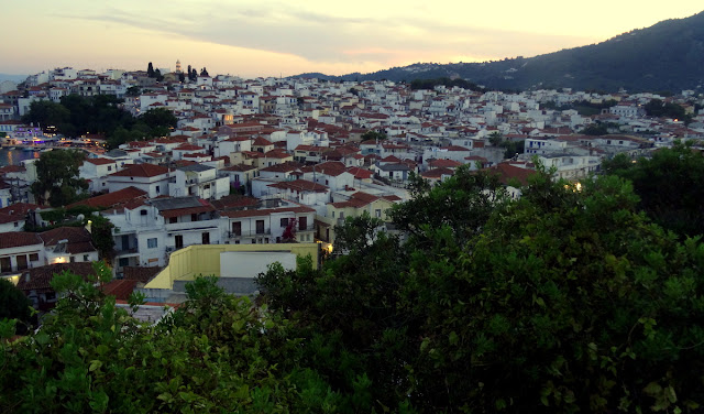 Skiathos Old Town Panorama