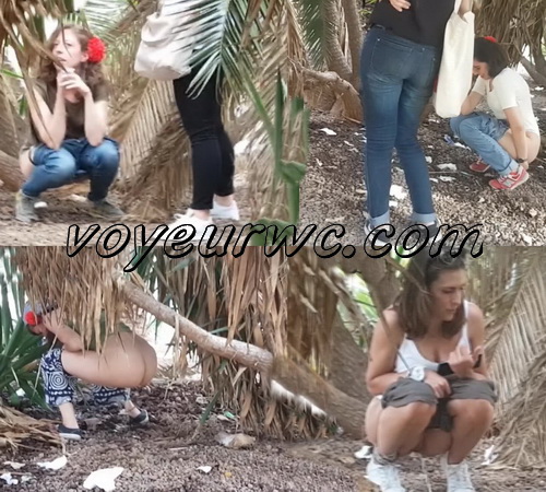 Girls Gotta Go 49 (Voyeur pee videos - Drunk spanish chicks peeing in public at festival)