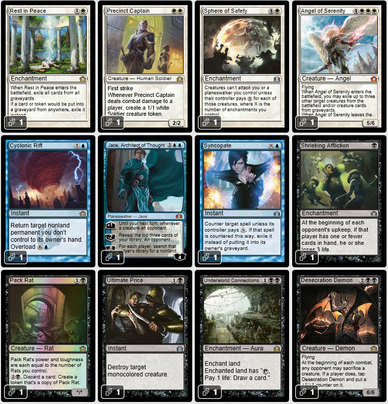 Magic the Gathering Adventures The New Era Cube Return to Ravnica