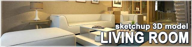 3d sketchup models living room