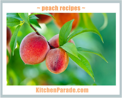 Peach & Nectarine Recipes ♥ KitchenParade.com, sweet & savory, pie & cobbler and so much more.