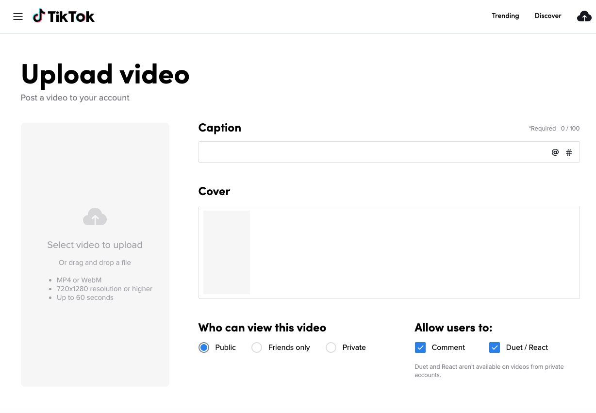 TikTok Continues Roll Out for Web Based Upload / Digital Information World