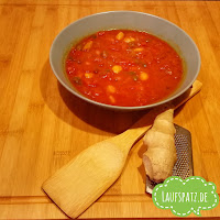 Würzige Tomatensuppe Erkältung vegan lecker schnell Würzige Tomatensuppe Erkältung vegan lecker schnell