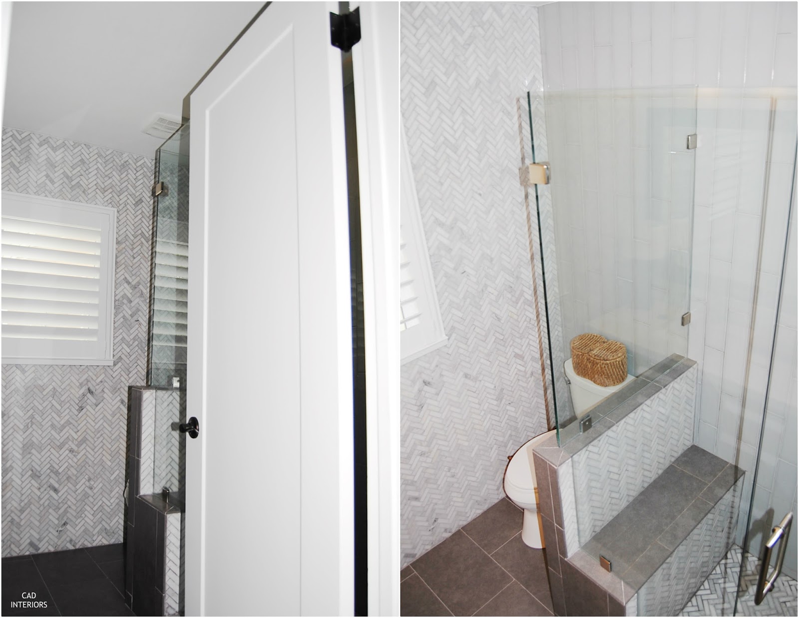 sight lines bathroom design interior design modern transitional bathroom herringbone marble porcelain tile