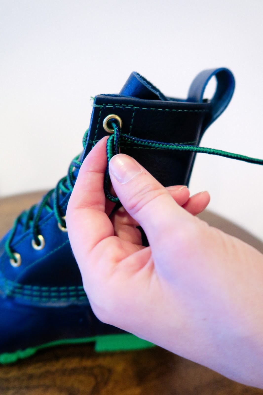 College Prep How to Tie Bean Boots