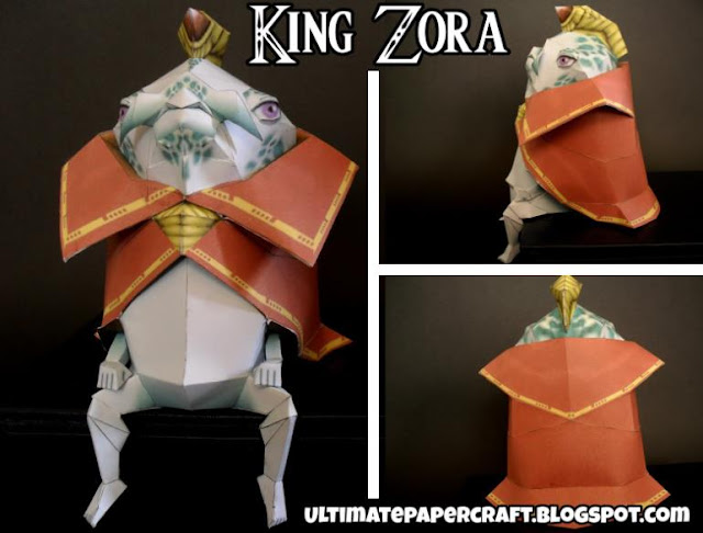 PAPERMAU: The Legend Of Zelda: Ocarina Of Time - Nabooru Paper Modelby  Paper Zelda