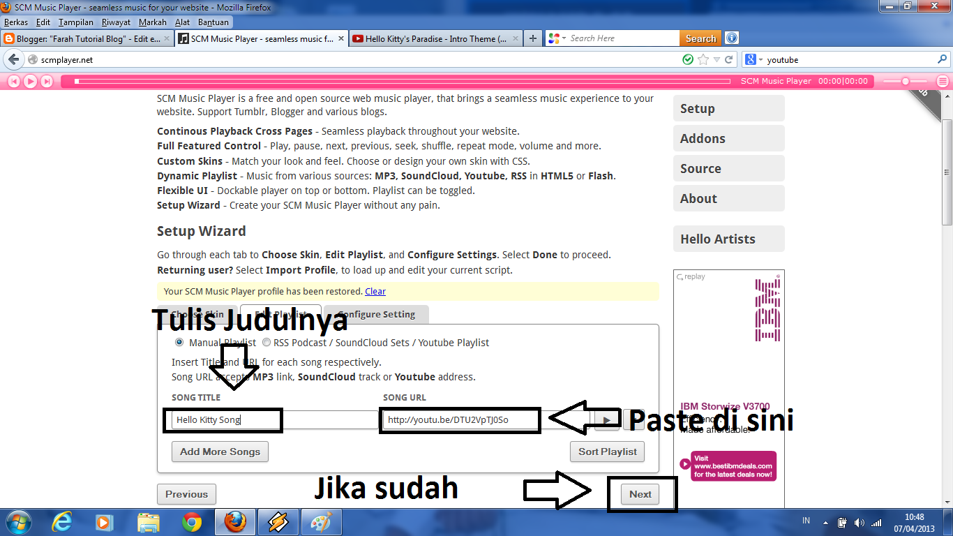 Add song
