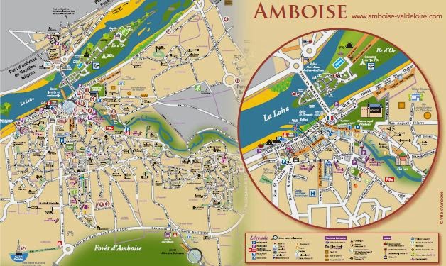 Mapa de Amboise.