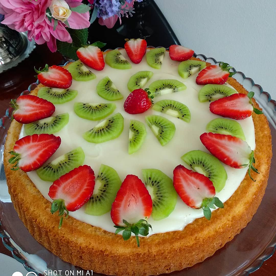 Meyveli Tart KEK Kek Pratik Tarifim