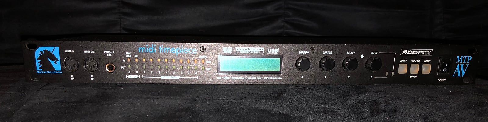 MATRIXSYNTH: MOTU MIDI Timepiece USB AV