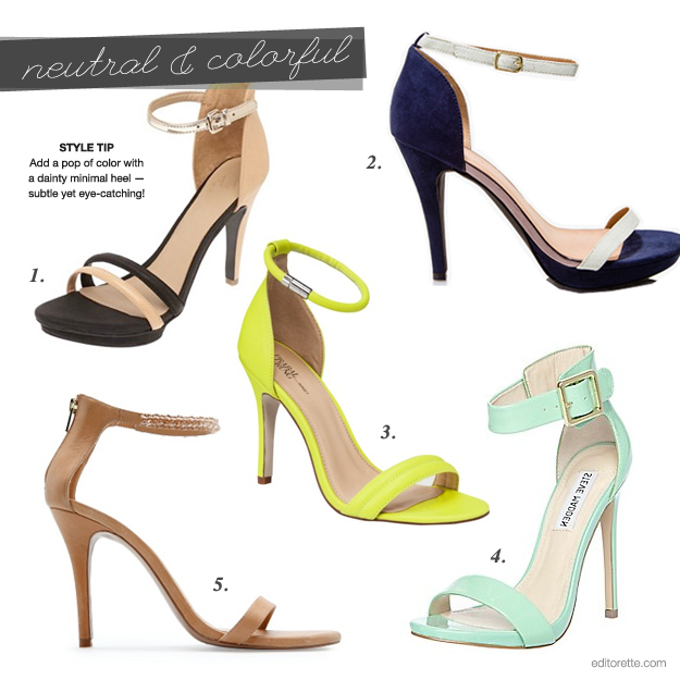 10 Affordable Minimalist Sandal Heels