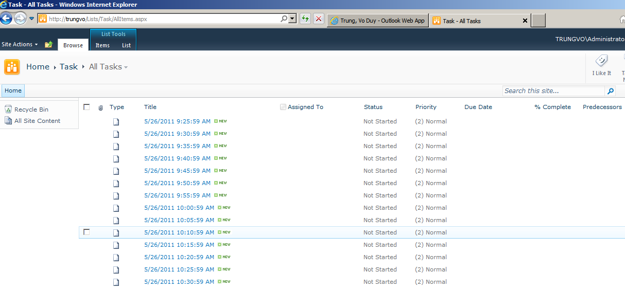 My SharePoint.... How to make a Timer Job Feature for SharePoint 2010