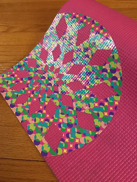 Silhouette CAMEO vinyl yoga mat won't peel