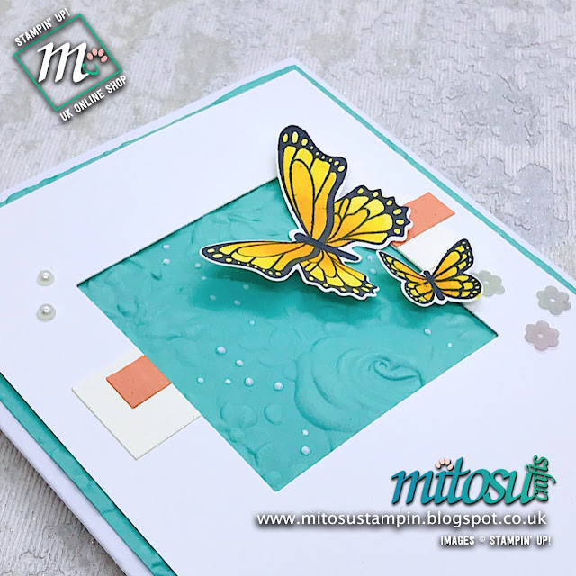 Butterfly Gala Stampin' Up! Card Idea for Paper Craft Crew Challenges. Order Cardmaking Products from Mitosu Crafts UK Online Shop 24/7