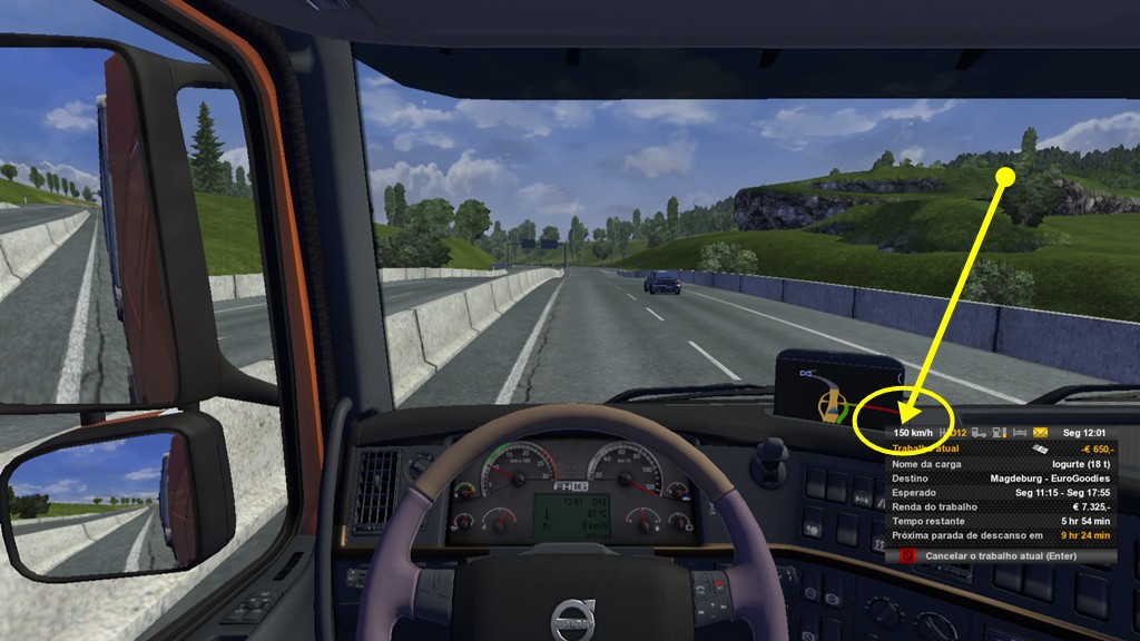Как в игре долгая поездка включить фары. Евро трак 1.3. Евро трек симулятор 2 ВАЗ 2106. Euro Truck Simulator 2 GPS скорость.