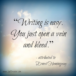 Bleeding onto the Page: a writing exercise