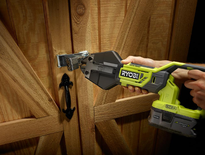 RYOBI P592 Bolt Cutters 18V ONE with 4.0 Ah Battery and Charger 