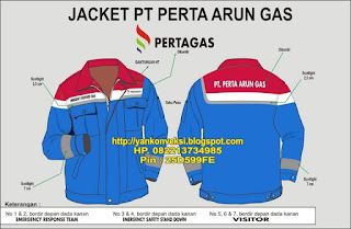 JAKET PT PERTAMINA ARUN GAS