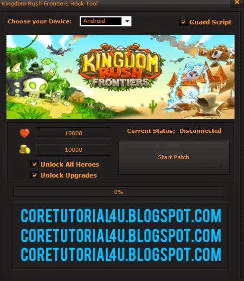 kingdom rush frontiers all heroes unlocked hacked