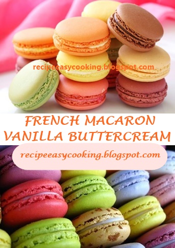 FRENCH MACARON WITH VANILLA BUTTERCREAM FILLING