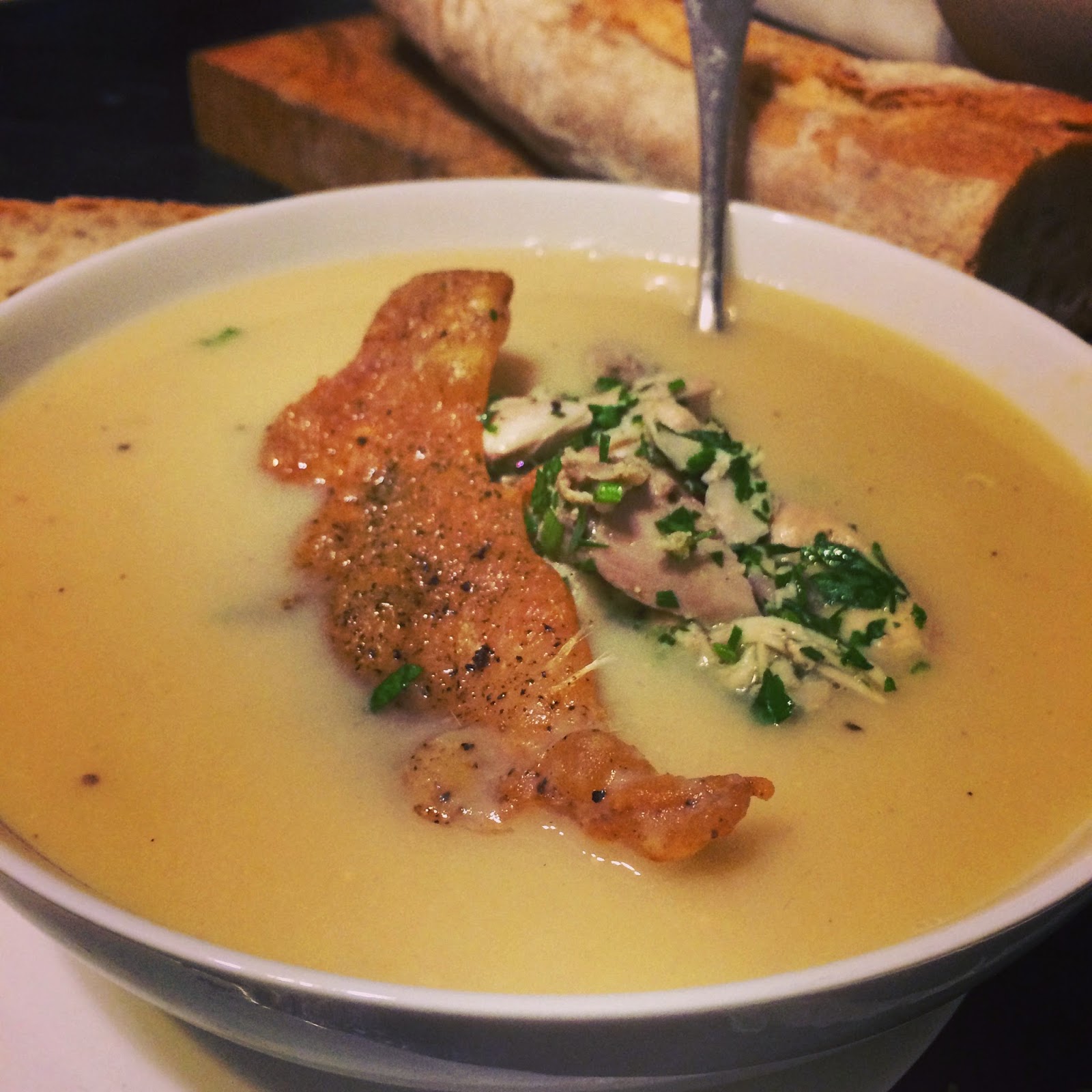 Essex Eating Chicken, Butter Bean and Tarragon Soup