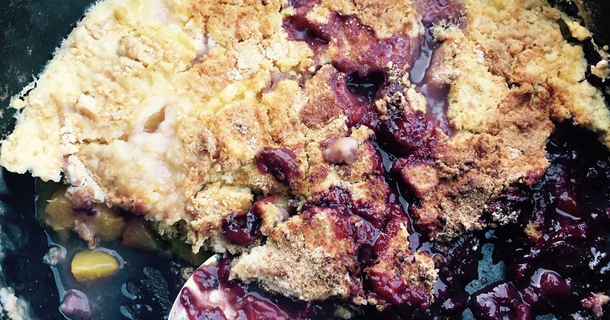 menu managed Dutch Oven Cobbler