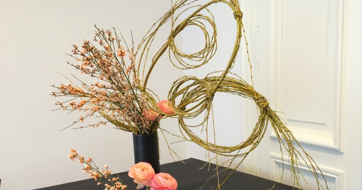 Evrim's Ikebana Journey Weaving Weeping Willow Intertwining