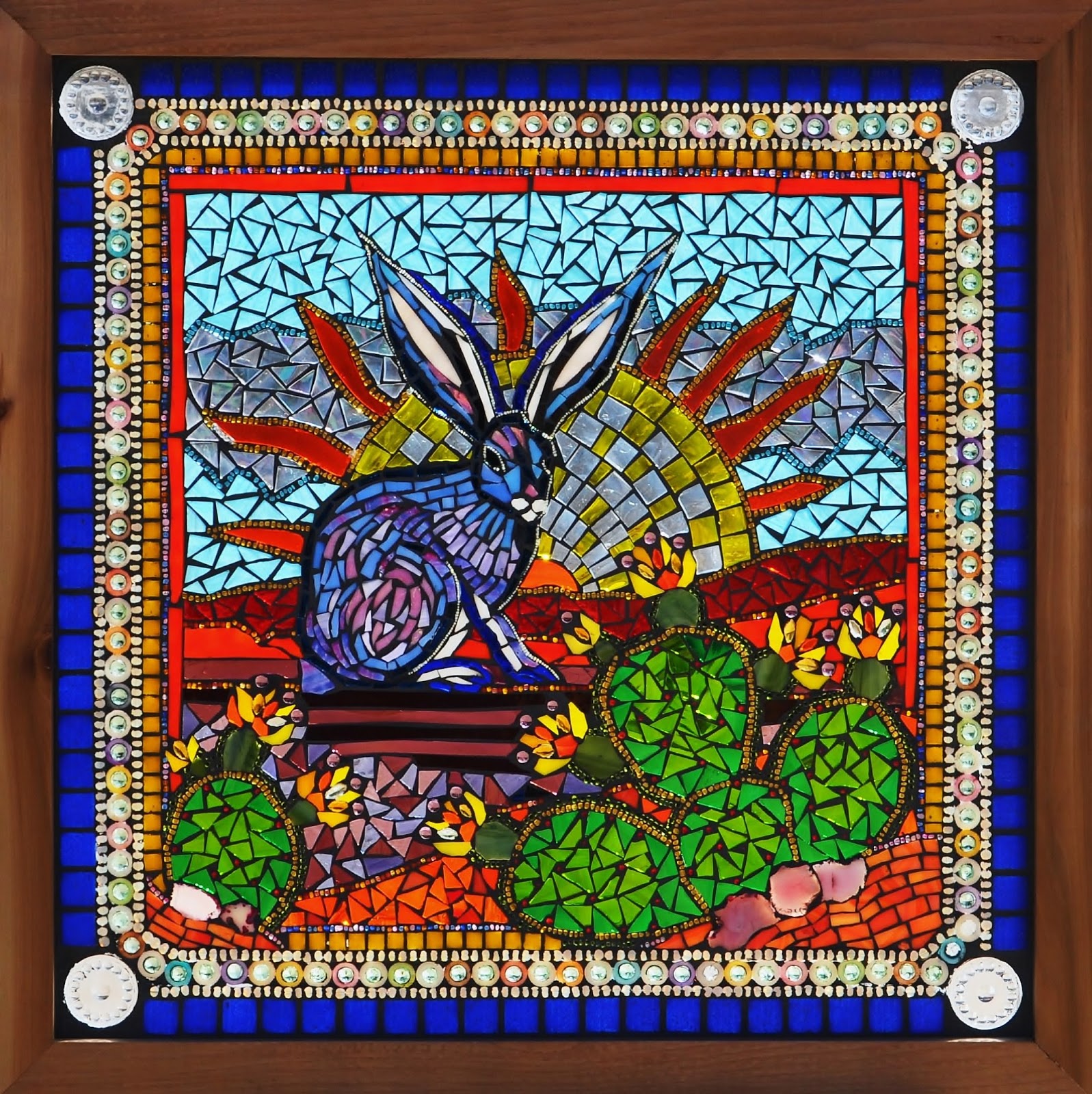 Kathleen Dalrymple Glass Artist Easter in Texas a glass on glass