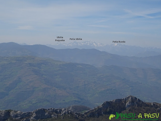 Vistas de Peña Ubiña desde Pea Mea