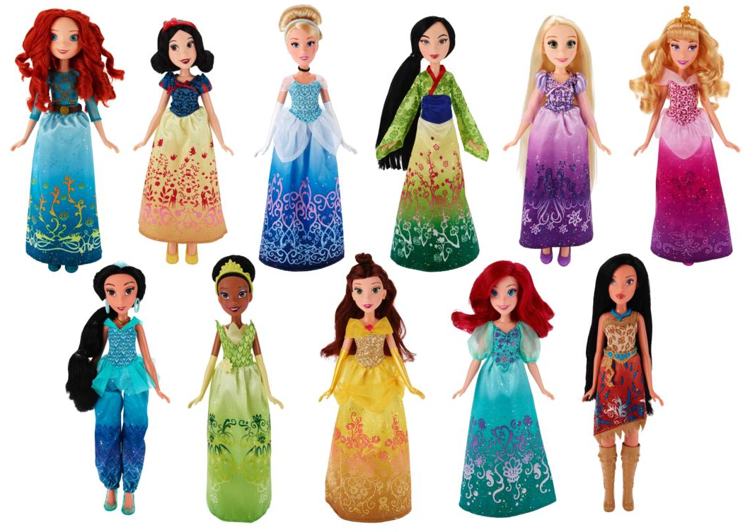 muñecas princesas disney hasbro