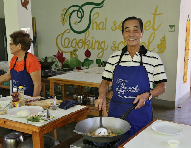 Thai Secret Cooking Class Photos. March 5-2017. Pa Phai, San Sai District, Chiang Mai, Thailand.