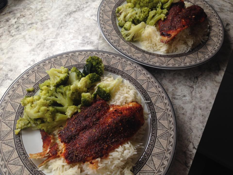 Art by the Plate Blackened Flounder