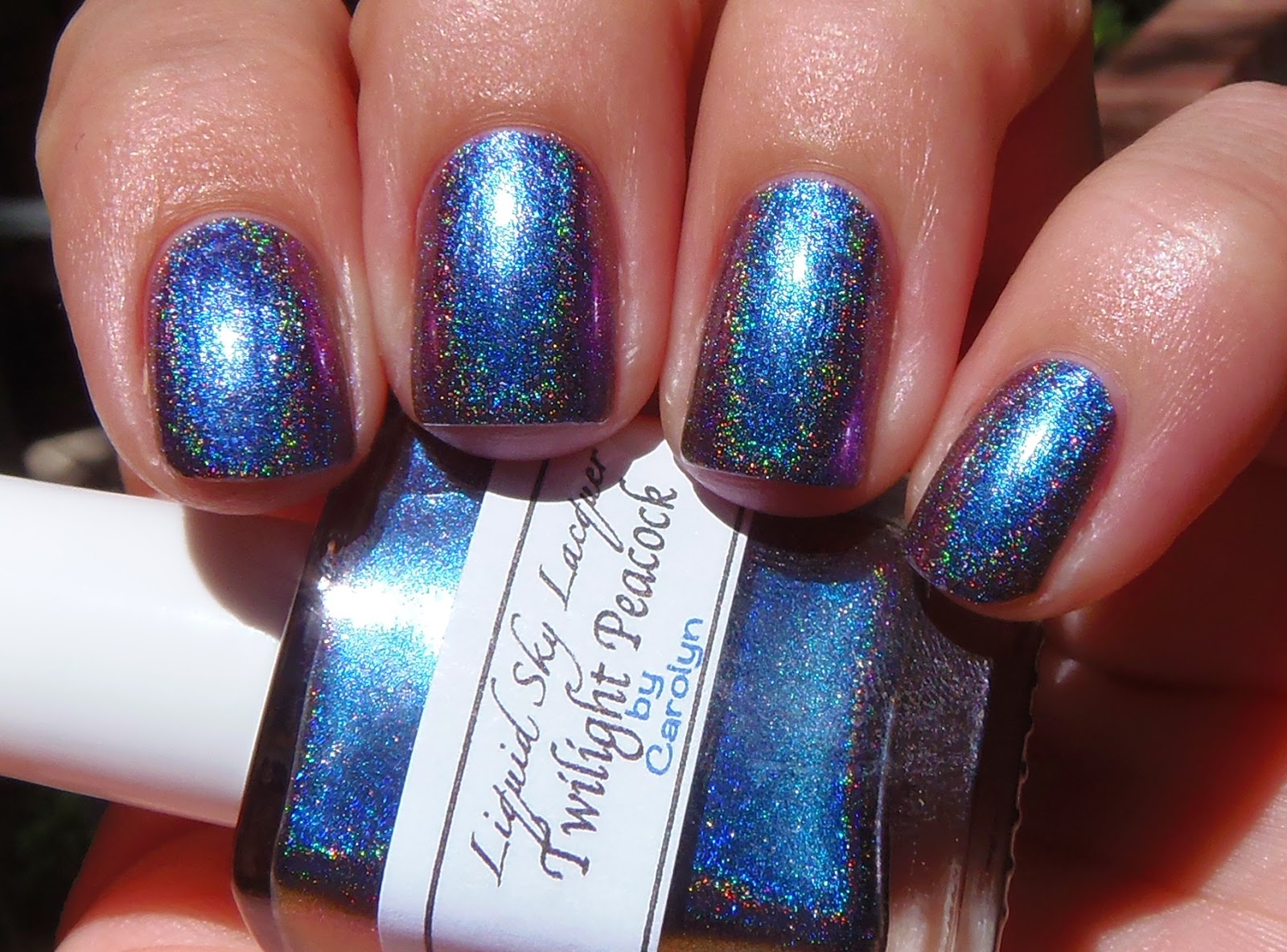 Sparkly Vernis: Liquid Sky Lacquer Twilight Peacock is a teal to blue ...