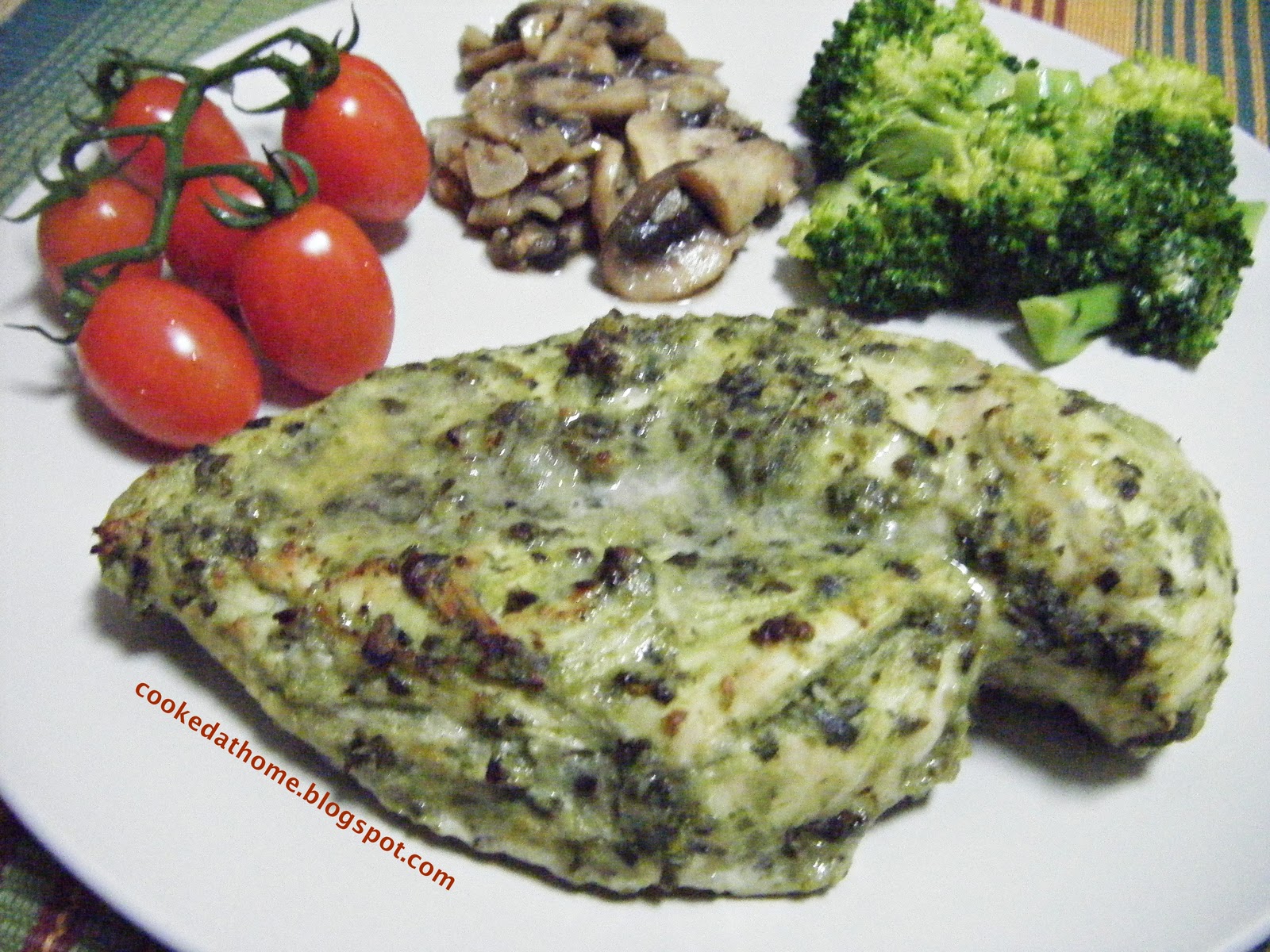 Cooking Home Grilled Coriander Chicken