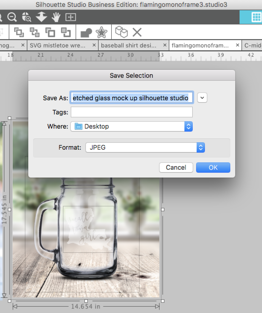 How To Make Etched Glass Mock Ups In Silhouette Studio Silhouette School