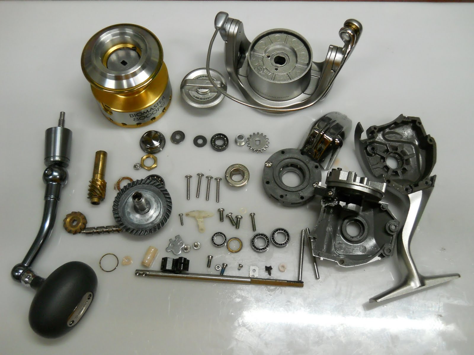 Shimano Biomaster 8000PG Xeno Reels Service And Repair