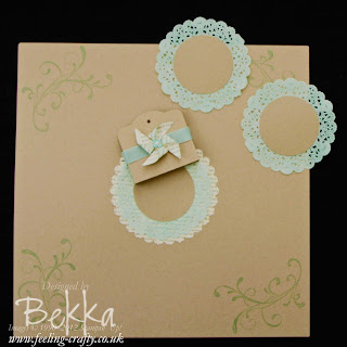 Pin Wheel and Doily Place Settings by Stampin' Up! Demonstrator Bekka Prideaux