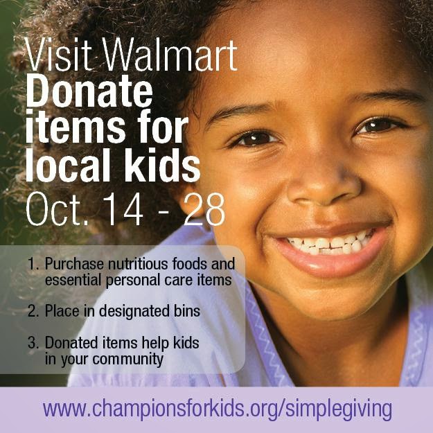 Give back this fall with Champions For Kids #SIMPLEGiving