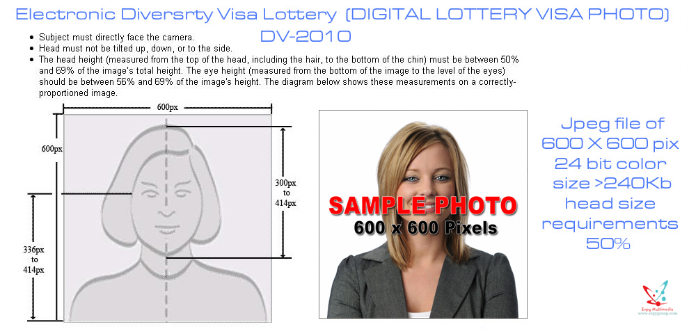 Dv Lottery Photo - $7 Diversity Visa photo > Lottery immigration Visa